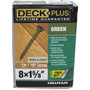 Deck Plus No. 8 X 1-5/8 in. L Green Star Flat Head Exterior Deck Screws 1 lb