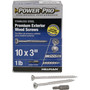Hillman Power Pro No. 10 X 3 in. L Star Flat Head Exterior Deck Screws 1 lb