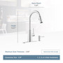 Moen Nori One Handle Stainless Steel Pull-Down Kitchen Faucet