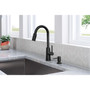 Moen Nori One Handle Matte Black Kitchen Faucet