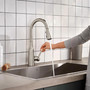 Moen Zyla One Handle Stainless Steel Motion Sensing Pull-Down Kitchen Faucet Smart
