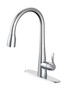 OakBrook Vela One Handle Chrome Kitchen Faucet