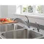 Delta Classic One Handle Chrome Kitchen Faucet Side Sprayer Included