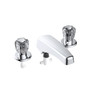 Home Plus 2-Handle Chrome Tub Faucet