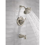 Delta Monitor 1-Handle Brushed Nickel Tub and Shower Faucet