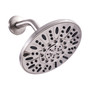 OakBrook Brushed Nickel PVC 3 settings Wallmount Showerhead 1.8 gpm