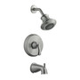 Design House Madison 1-Handle Satin Nickel Tub and Shower Faucet