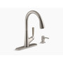 Kohler One Handle Stainless Steel Pull-Down Kitchen Faucet