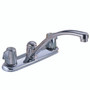 Delta Classic Two Handle Chrome Pull-Down Kitchen Faucet