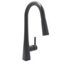 Huntington Brass Ellery One Handle Matte Black Pull-Down Kitchen Faucet