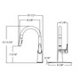 Huntington Brass One Handle Satin Brass Kitchen Faucet