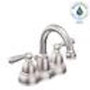 Moen Banbury Brushed Nickel Bathroom Faucet 4 in.