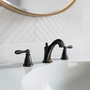 Moen Caldwell Bronze Two-Handle Bathroom Sink Faucet 8 - 16 in.