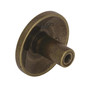 Amerock Allison Round Cabinet Knob 1-1/4 in. D 13/16 in. Burnished Brass 1 pk