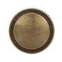 Amerock Allison Round Cabinet Knob 1-1/4 in. D 13/16 in. Burnished Brass 1 pk