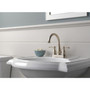 Delta Brushed Nickel Bathroom Faucet 4 in.