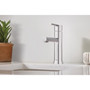 Moen Arlys Chrome Single-Handle Bathroom Sink Faucet 4 in.