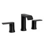 Moen Genta Matte Black Bathroom Faucet 8-16 in.