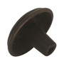 Amerock Sterling Traditions Round Cabinet Knob 1-1/4 in. D 7/8 in. Oil Rubbed Bronze 1 pk