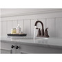 Delta Bronze Pop-up Bathroom Sink Faucet 4 in.