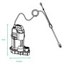 Zoeller 3/4 HP 80 gpm Cast Iron Vertical Float Switch AC Submersible Sump Pump