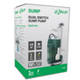 Zoeller 3/4 HP 80 gpm Cast Iron Vertical Float Switch AC Submersible Sump Pump