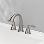 OakBrook Modena Brushed Nickel Widespread Bathroom Sink Faucet 6-8 in.