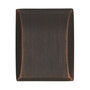 Amerock Candler Rectangle Cabinet Knob 1-1/8 in. Oil Rubbed Bronze 1 pk