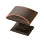Amerock Candler Rectangle Cabinet Knob 1-1/8 in. Oil Rubbed Bronze 1 pk