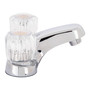 LDR Chrome Two-Handle Bathroom Sink Faucet 4 in.