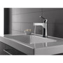 Delta Chrome Single-Hole Bathroom Sink Faucet 4 in.
