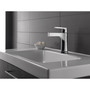 Delta Chrome Single-Hole Bathroom Sink Faucet 4 in.