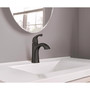 Moen Lindor Matte Black Bathroom Faucet 4 in.