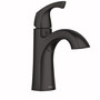 Moen Lindor Matte Black Bathroom Faucet 4 in.