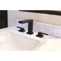 Huntington Brass Razo Matte Black Widespread Bathroom Sink Faucet 8 in.