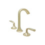 Huntington Brass Joy Satin Brass Widespread Bathroom Sink Faucet 8 in.