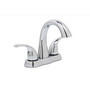 Huntington Brass Clover Chrome Centerset Bathroom Sink Faucet 4 in.