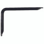 Knape & Vogt John Sterling Black Steel Decorative Bracket 12 Ga. 12 in. L 125 lb