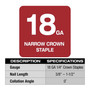 Milwaukee M18 FUEL 18 Ga. 18 Volt Brushless 1/4 in. Narrow Crown Stapler