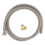 Ace 1/2 in. FIP in. X 3/8 in. D Compression 60 in. Braided Stainless Steel Dishwasher Supply Line