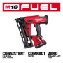 Milwaukee M18 FUEL 16 Ga. 18 Volt Brushless 20 deg Angled Finish Nailer Kit