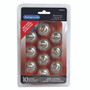 Amerock Allison Round Cabinet Knob 1-3/16 in. D 1 in. Satin Nickel 10 pk