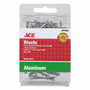 Ace 1/8 in. D X 3/16 in. Aluminum Rivets Silver 100 pk