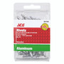 Ace 3/16 in. D X 1/8 in. Aluminum Rivets Silver 50 pk