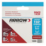 Arrow T50 3/8 in. W X 5/16 in. L 18 Ga. Flat Crown Heavy Duty Staples 1000 pk