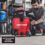Craftsman 9 gal Corded Wet/Dry Vacuum 8.3 amps 120 V 4.25 HP