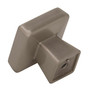 Amerock Blackrock Collection Square Cabinet Knob 1 in. Satin Nickel 1 pk