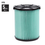 Craftsman 6.75 in. D HEPA Media Wet/Dry Vac Cartridge Filter 5-20 gal 1 pc