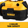 DeWalt 20V MAX 2 gal Cordless Wet/Dry Vacuum 20 V