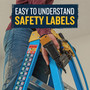 Werner 8 ft. H Fiberglass Step Ladder Type I 250 lb. capacity